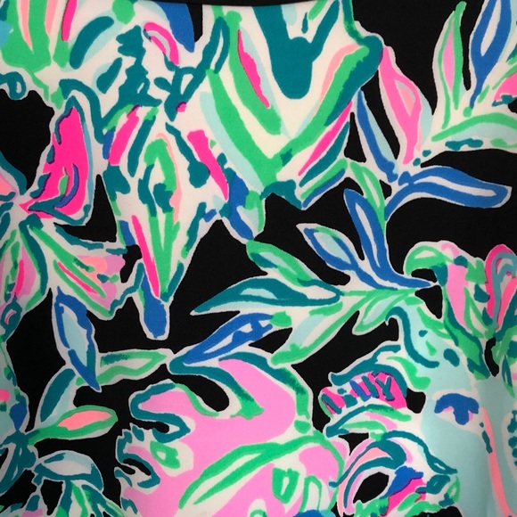 Lilly Pulitzer Tamaya Onyx get wild short sleeve Sz L dress NEW WITH OUT TAGS!! - Picture 3 of 7